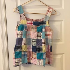 APC madras cotton wide strap top